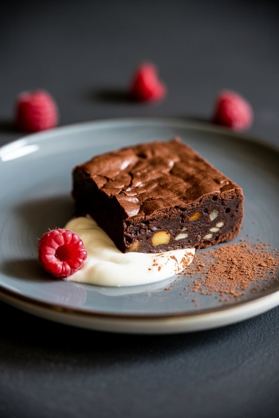 artful brownie presentation tips