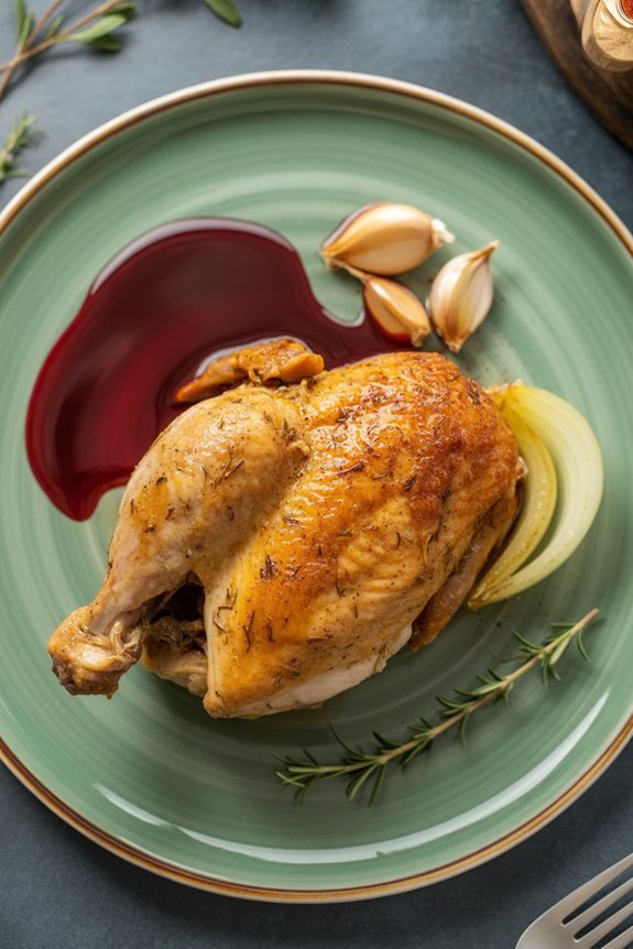 chef style chicken plating tips