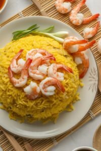 coconut shrimp rice dish
