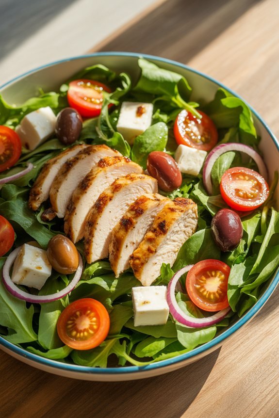 colorful fresh healthy meal