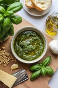 delicious homemade basil sauce