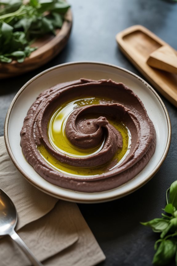 elegant hummus plating tips