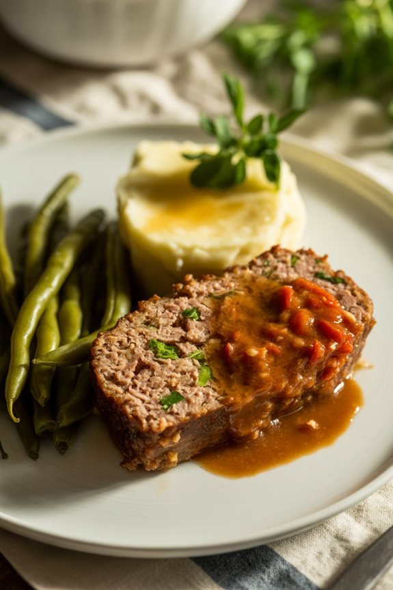 elegant meatloaf presentation tips