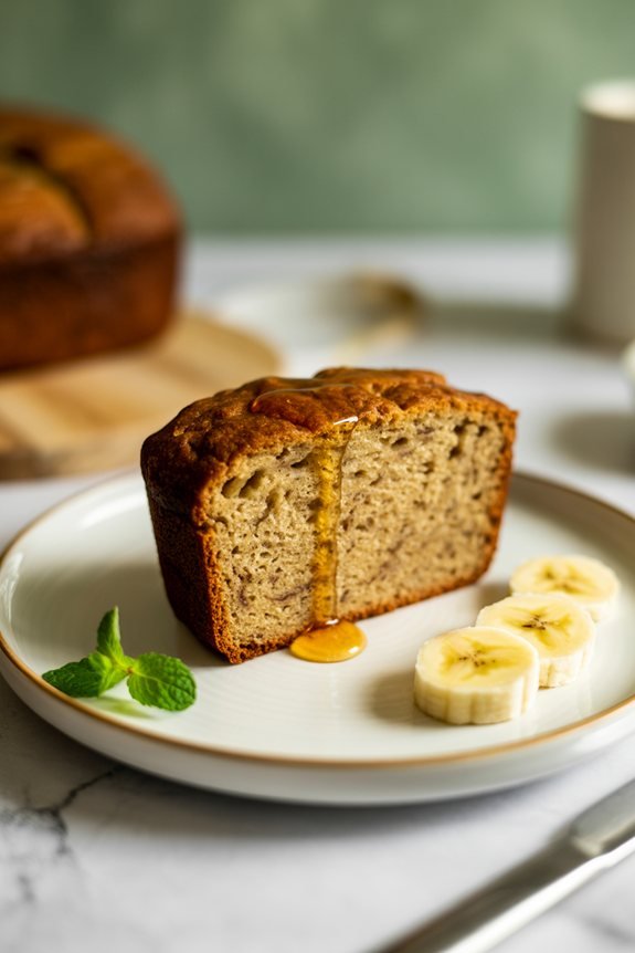 elevate banana bread presentation