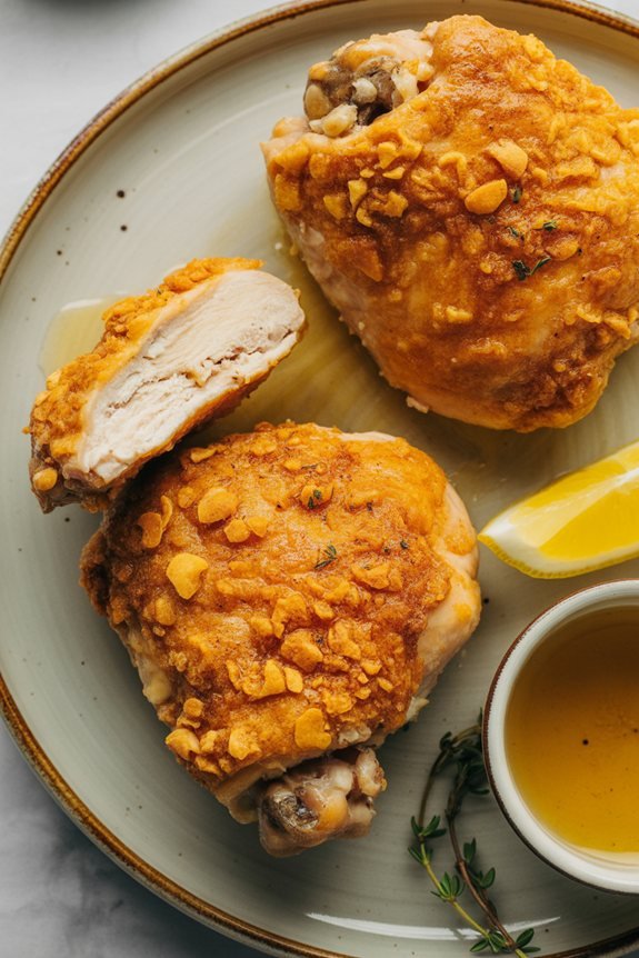 elevate chicken plating presentation