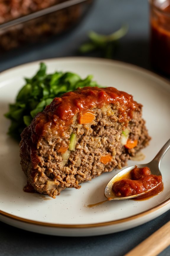 elevate meatloaf presentation beautifully