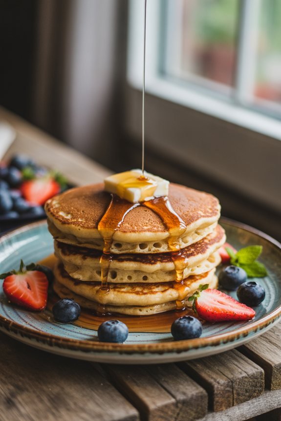 elevate pancake presentation elegantly