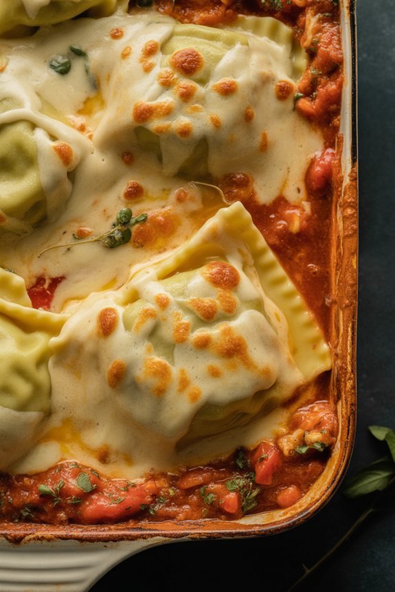 elevate ravioli bake presentation