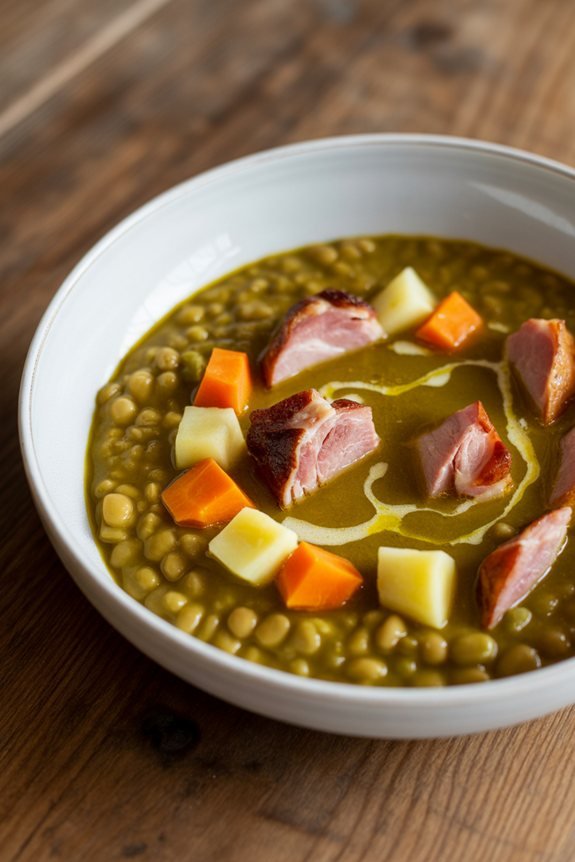 elevate soup with garnishes