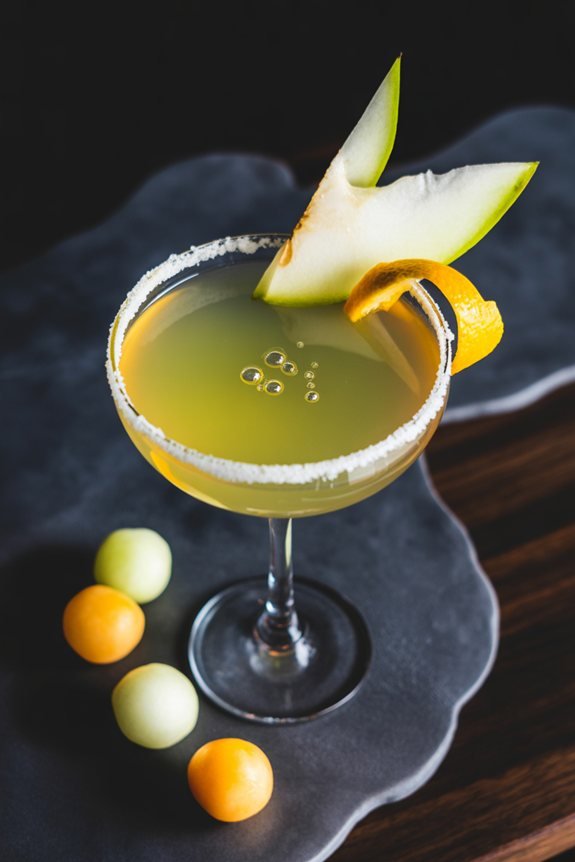 exotic asian melon cocktail