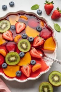 fruit infused vegan agar treats