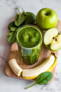 healthy fruit and vegetable smoothie