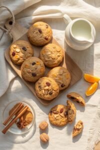 healthy fruit spice cookie