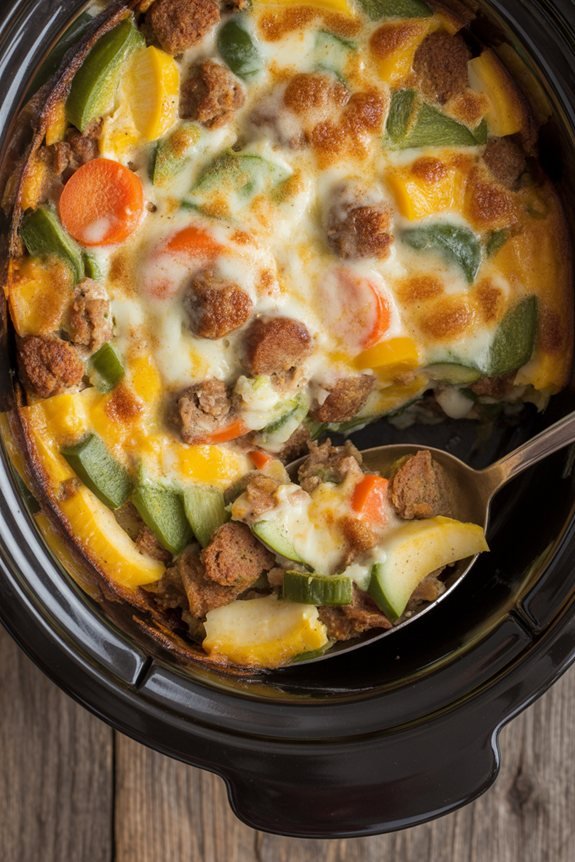 hearty vegetarian breakfast casserole
