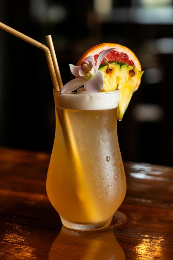 impressive culinary drink presentation