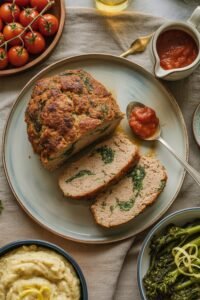 italian turkey spinach meatloaf
