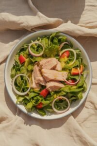 mediterranean inspired tuna salad