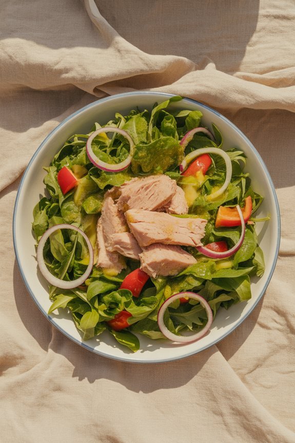 mediterranean inspired tuna salad