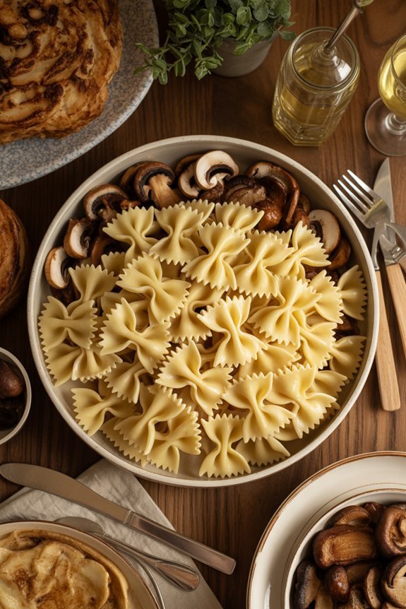 mediterranean meatless pasta dish