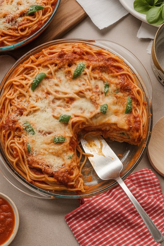 microwave spaghetti pie recipe