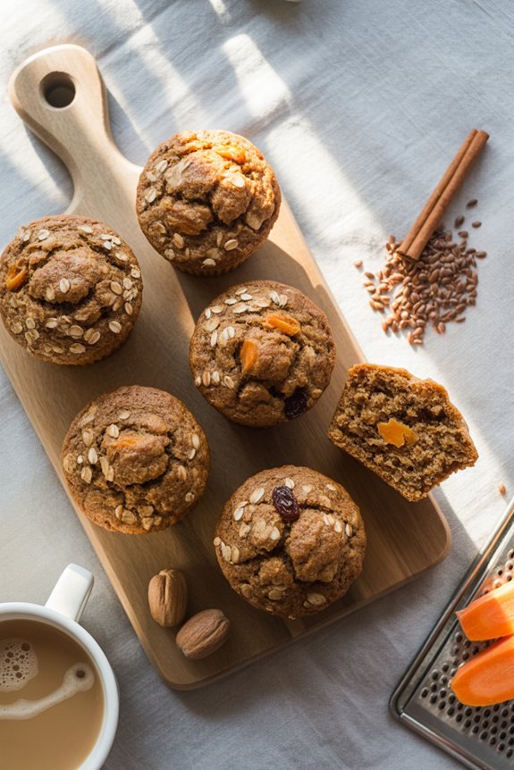 nutritious whole grain muffin