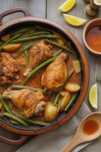 one pot moroccan chicken dish