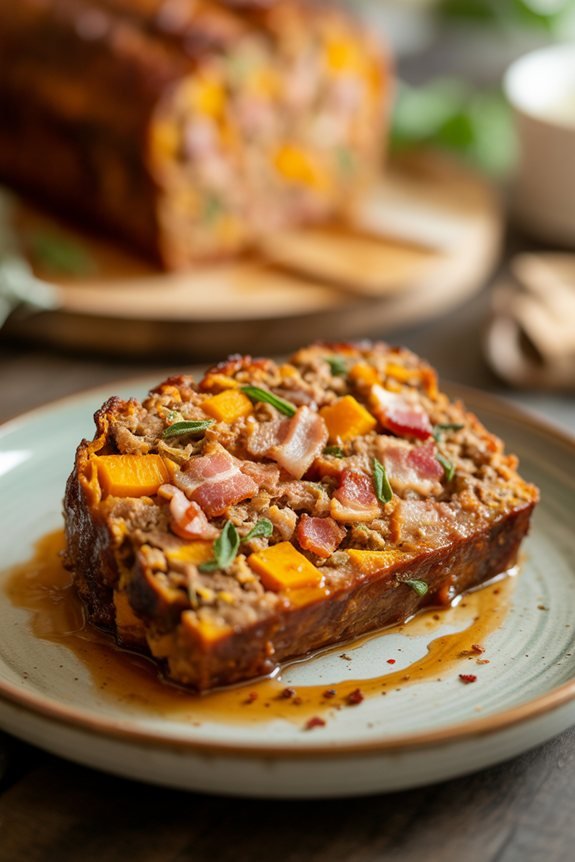 plate meatloaf with finesse