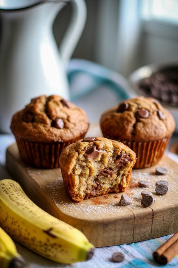 plate muffins like chefs