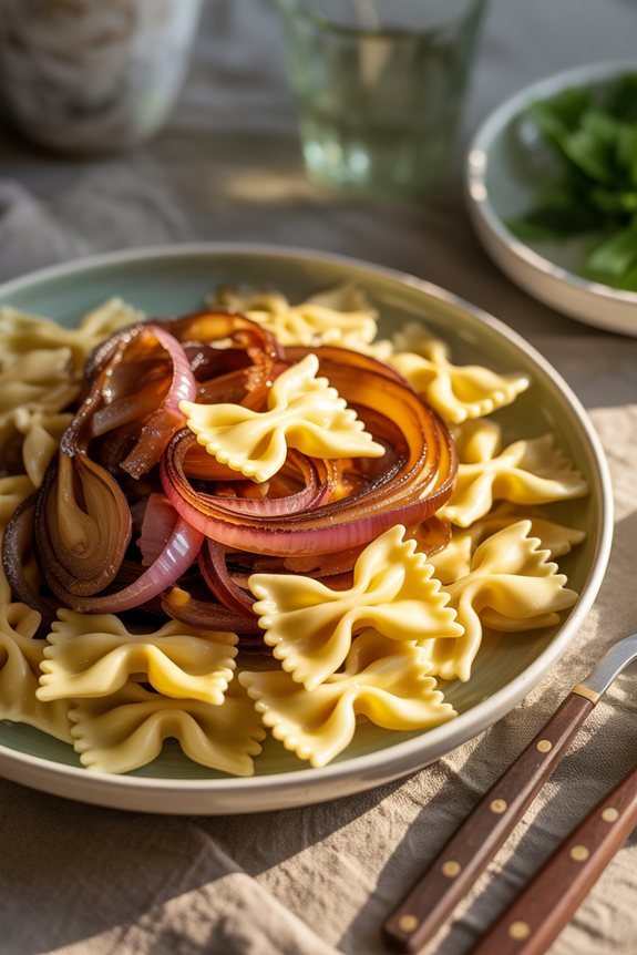 plate pasta like chef