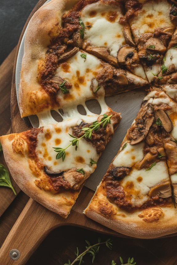 plating pizza like a chef