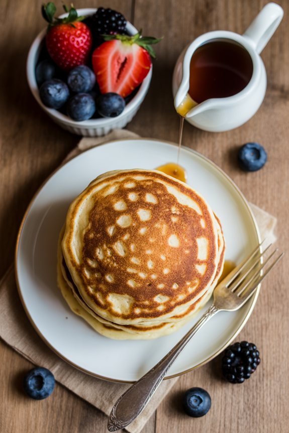 protein rich fluffy pancakes