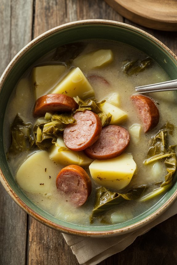 rustic soup presentation techniques