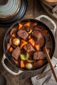 savory beef stew recipe