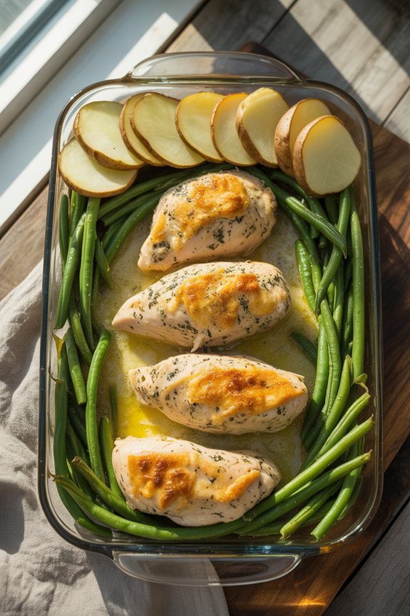 savory chicken baked dish