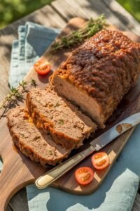 savory summer meatloaf recipe