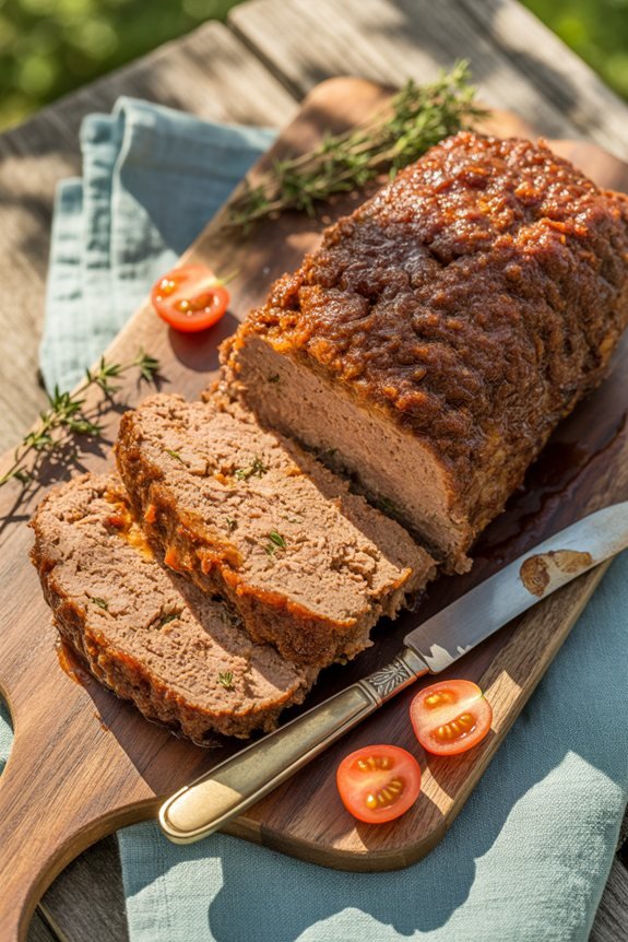 savory summer meatloaf recipe
