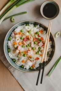 sophisticated asian rice dish