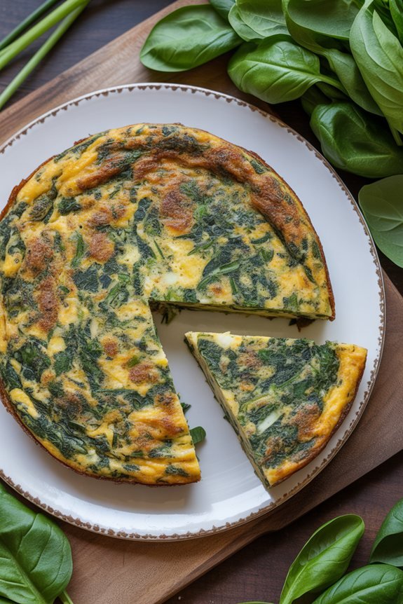 spinach herb frittata recipe