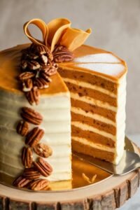 sweet potato caramel cake