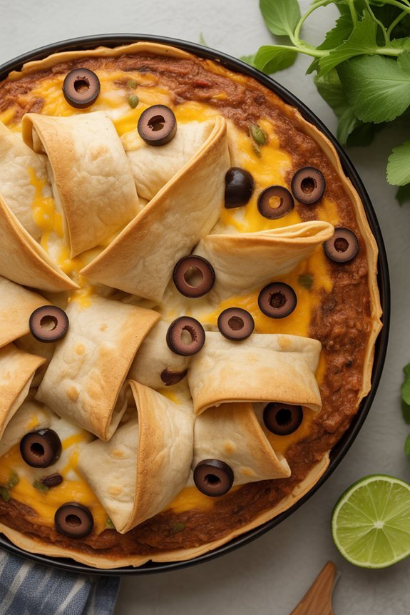 vegetarian burrito pie recipe