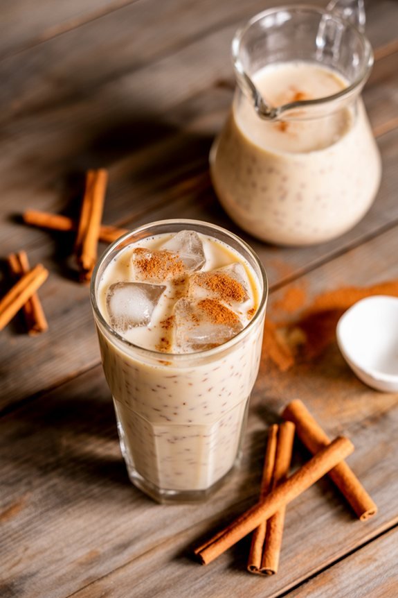 creamy cinnamon rice drink