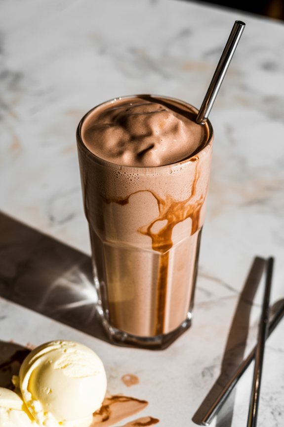 creamy protein rich milkshake