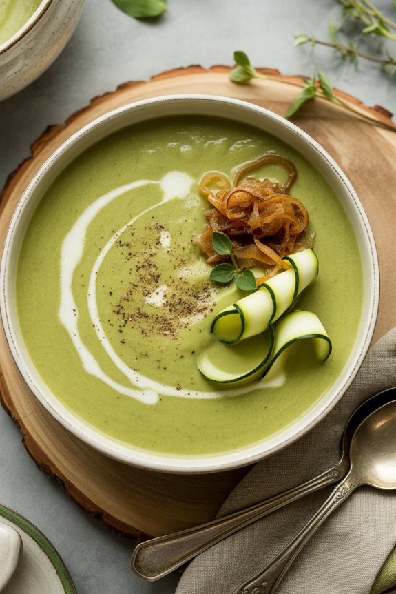 creamy zucchini soup recipe