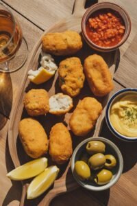 crispy cod potato tapas