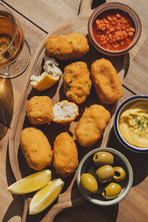 crispy cod potato tapas