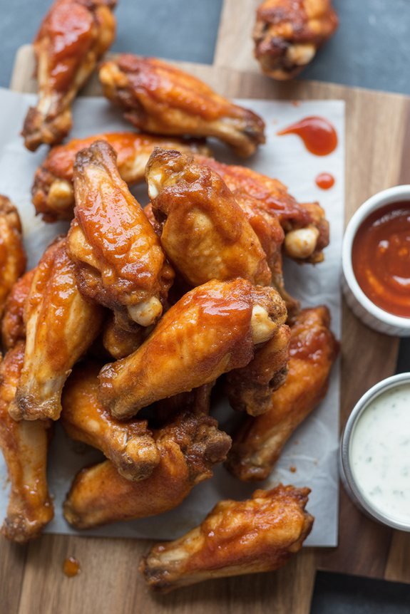 crispy juicy chicken wings