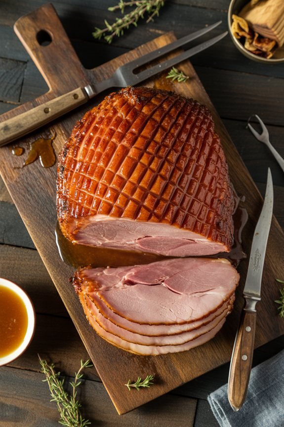 deliciously glazed ham recipe