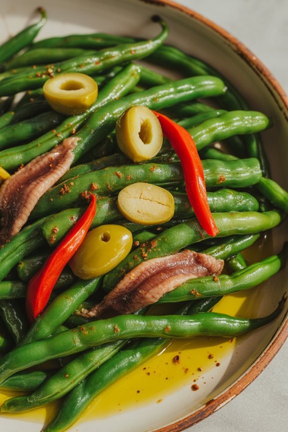 elegant mediterranean green beans