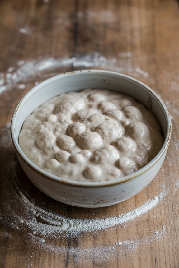 elegant presentation of sourdough