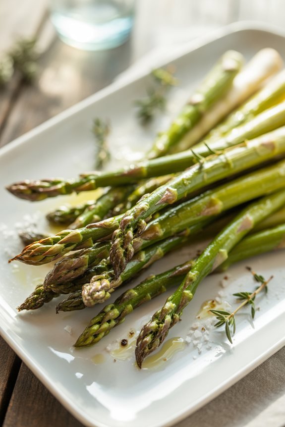 elevate asparagus presentation beautifully